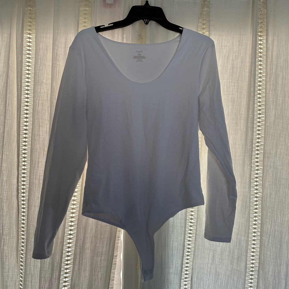 Nuuds Long Sleeve Scoop Neck Bodysuit